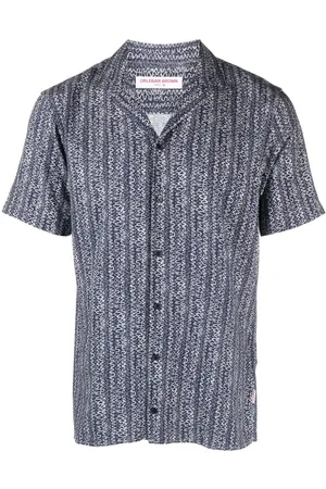 Orlebar Brown Hemd mit Wellen-Print