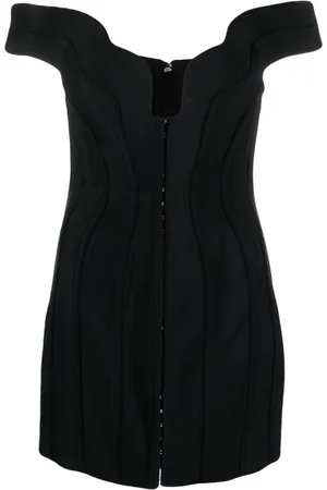 MUGLER Minikleid mit Wellenkanten