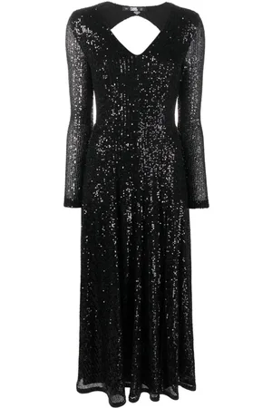 Karl Lagerfeld Maxikleid mit Pailletten