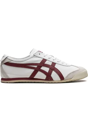 Onitsuka Tiger Mexico 66 White Burgundy Sneakers