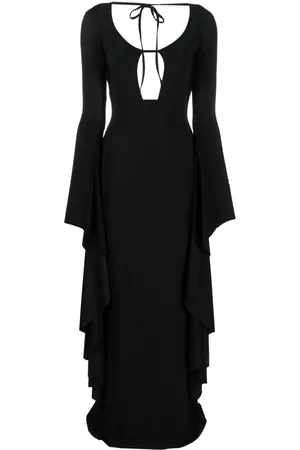 GIUSEPPE DI MORABITO Drapiertes Maxikleid