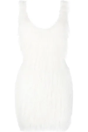 COPERNI Kleid mit Federn
