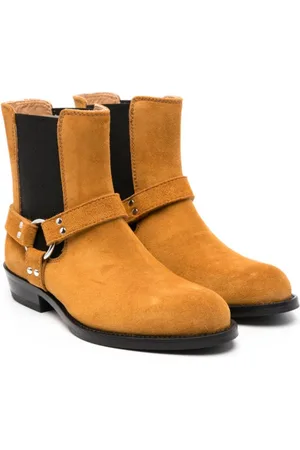 GALLUCCI Wildlederstiefel mit mandelförmiger Kappe