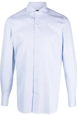 Finamore Hemd mit Eton-Kragen