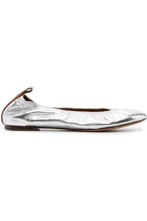 Lanvin Ballerinas im Metallic-Look