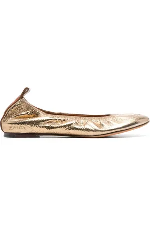 Lanvin Ballerinas im Metallic-Look