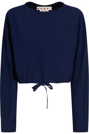 Marni Cropped-Bluse aus Seide
