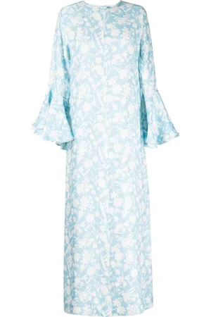 Bambah Kaftan mit Blumen-Print
