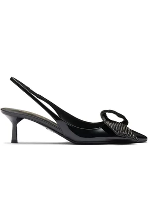 Prada Pumps mit Flechtdetail 60mm