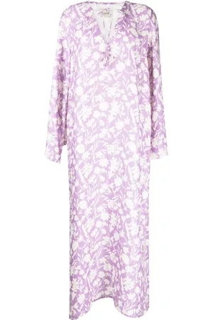 Bambah Kaftan mit Blumen-Print