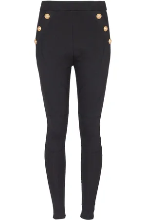 Balmain Gestrickte 6-Button Leggings