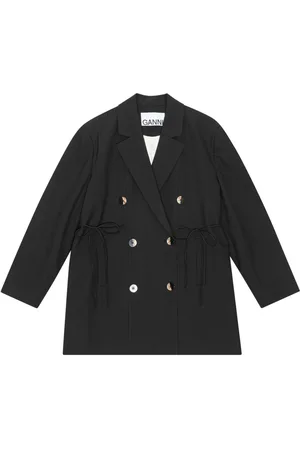 Ganni Doppelreihiger Oversized-Blazer