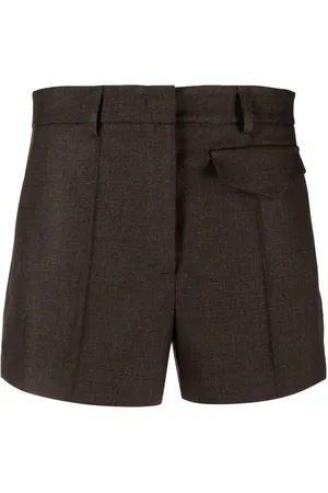 BLANCA Halbhohe Salicaria Plissee-Shorts