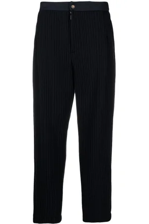 Giorgio Armani Gesteppte Tapered-Hose mit Falten