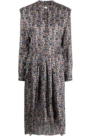 Isabel Marant Lokeya Midikleid mit Blumen-Print