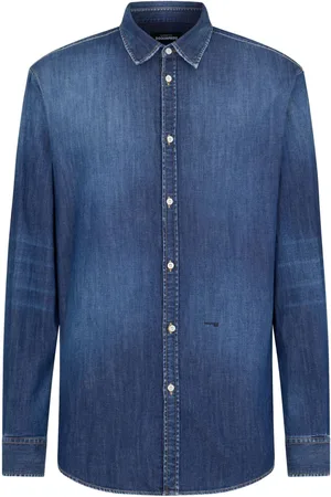 Dsquared2 Ausgeblichenes Jeanshemd