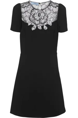 Prada Minikleid mit Spitzeneinsätzen