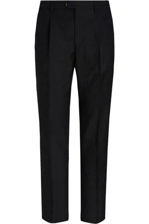 Etro Gerade Hose aus Paisley-Jacquard