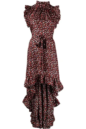 Cynthia Rowley Seidenkleid mit grafischem Print