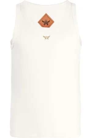 MCM Bouclé-Top mit Logo