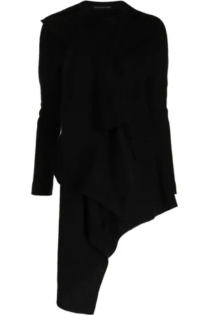 YOHJI YAMAMOTO Asymmetrischer Mantel