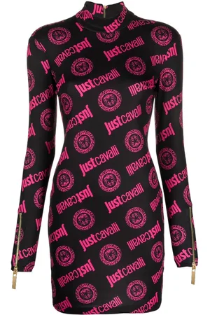 Roberto Cavalli Minikleid mit Jacquardmuster