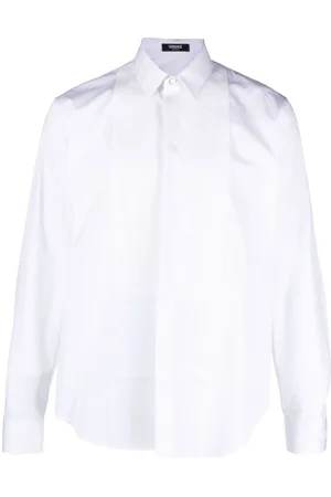 VERSACE Popeline-Hemd mit Barocco-Motiv