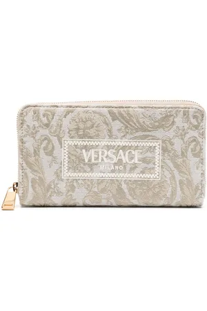 VERSACE Jacquard-Portemonnaie mit Logo