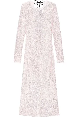 Ganni Midikleid mit Pailletten
