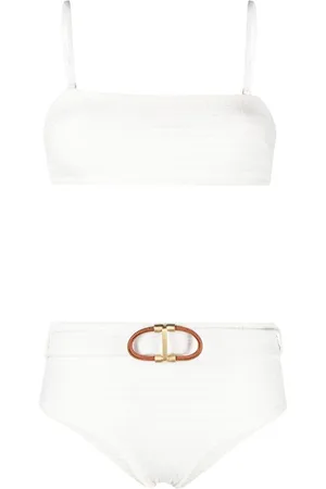 ZIMMERMANN Gerippter Alight Bandeau-Bikini