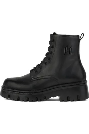 Karl Lagerfeld Bikerstiefel mit Monogramm