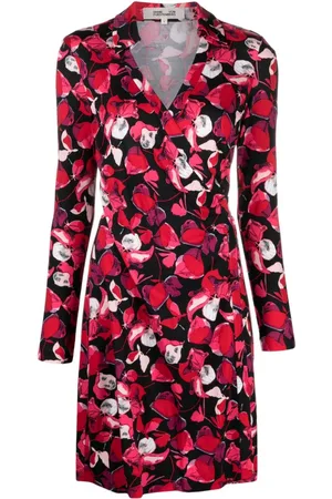 Diane von Furstenberg Jeanne Wickelkleid mit Print