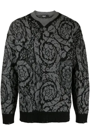 VERSACE Pullover mit Barocco-Muster