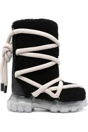 Rick Owens Halbhohe Lunar Tractor Stiefel