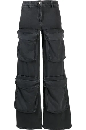 GIUSEPPE DI MORABITO Ausgeblichene Jeans mit Logo-Patch
