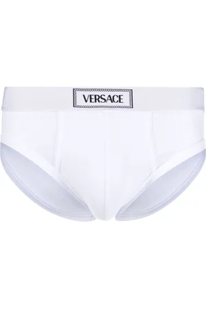 VERSACE 90s Slip mit Logo-Bund
