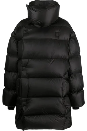Rick Owens Gesteppter Daunenmantel mit Stehkragen