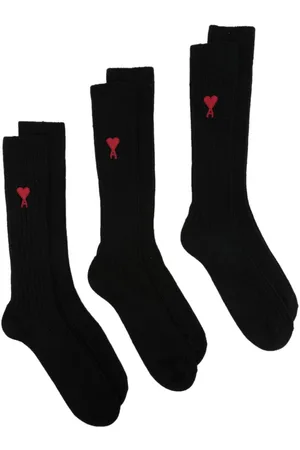 Ami 3er-Pack Intarsien-Socken mit Logo