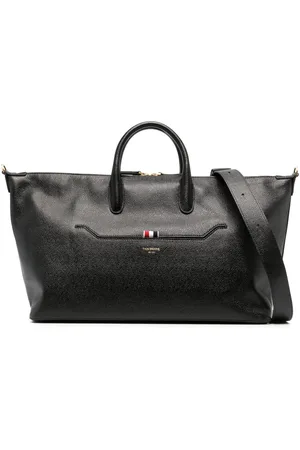 Thom Browne Mittelgroße Reisetasche mit RWB-Streifen