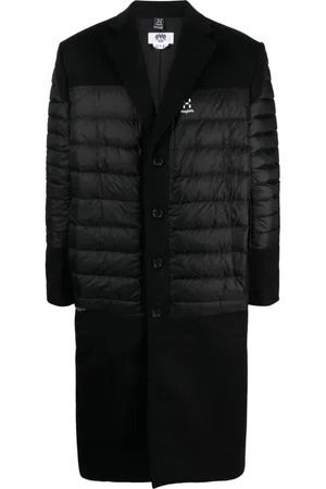 JUNYA WATANABE Gefütterter Mantel mit Logo-Print