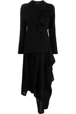 YOHJI YAMAMOTO Asymmetrischer Mantel