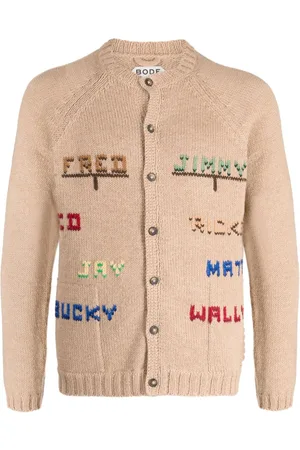 BODE Cardigan mit Intarsienmuster
