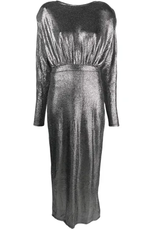 Gestuz EiraGZ Maxikleid im Metallic-Look