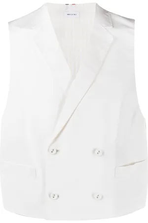 Thom Browne Doppelreihige Weste aus Seide