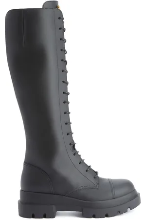 Giuseppe Zanotti Stiefel mit Logo-Schild