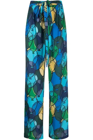 ALESSANDRO ENRIQUEZ Palazzohose mit Print