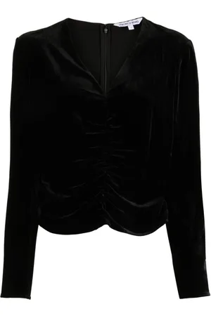 VERONICA BEARD Pelona Bluse aus Samt
