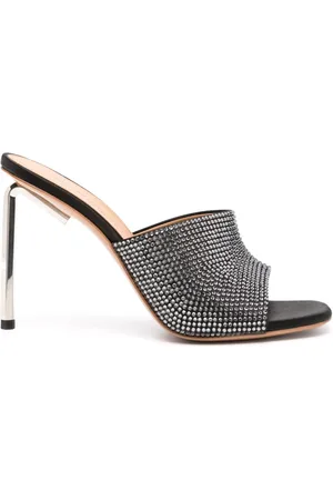 OFF-WHITE Verzierte Allen Sandalen aus Satin