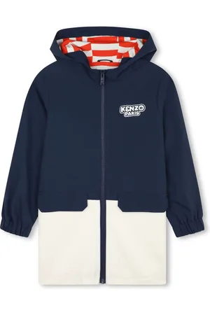 Kenzo Langer Windbreaker mit Logo-Print