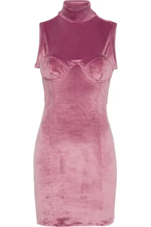 GCDS Minikleid mit Logo-Stickerei